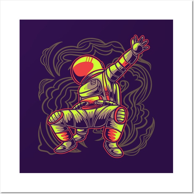 astronaut-break-dance Wall Art by irelandefelder